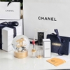 Set Son môi CHANEL 31 le rouge vỏ thuỷ tinh (tặng cầu tuyết chanel tuỳ chọn)