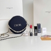 Set DIOR limited 3 món (túi tròn đã mix dây, son fullsize tuỳ chọn màu, nước hoa mini, tặng kèm túi hộp hãng đã mix hoa)