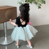 Váy thun lưng đan phối ren xinh xắn
