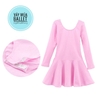 Váy ballet tập cotton dài hồng