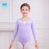 Set áo váy múa bèo cổ dài hồng trắng