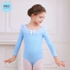 Set áo váy múa bèo cổ dài hồng trắng