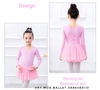 Set áo váy múa đan lưng dài tay