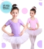 Váy múa bèo cầu ngực 4 màu phối trắng