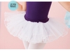 Set áo váy múa basic đen trắng dài tay