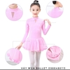 Váy múa cổ lọ voan lụa siêu mềm
