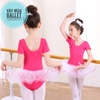 Váy múa bèo cầu ngực 4 màu phối trắng