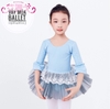 Váy múa bèo ren tay lỡ xanh