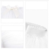 Set áo váy múa 2 dây kép đen trắng
