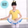 Váy múa vàng viền xanh