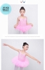 Váy múa 2 dây chấm bi hồng