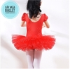 Váy múa cô gái Ballerina 3 màu: đỏ, xanh, hồng