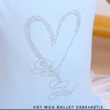 Váy múa ballet Cute Girl màu xanh