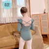 Set áo váy múa tiên đan phối dài (nhiều màu)