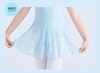 Váy tập múa phối ren tay bồng (hồng, xanh, đen)