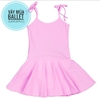 Váy tập múa cotton 2 dây buộc