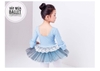 Váy múa bèo ren tay lỡ xanh