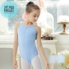 Áo tập múa dây kép đan lưng (tím, xanh, hồng, đen)