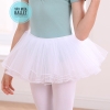 Set áo váy múa basic đen trắng dài tay
