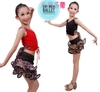 Bộ khiêu vũ dancesport da báo đỏ