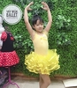 Váy múa tay tiên vàng 5 tầng