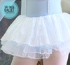 Váy múa ren tầng dài tay màu hồng, màu xanh