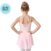 Váy tập múa 2 dây đan lưng (hồng, tím, xanh, đen)