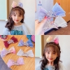 Kẹp nơ vương miện gắn đá