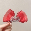 Kẹp nơ vương miện gắn đá