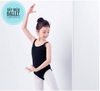 Set áo váy múa 2 dây kép đen trắng