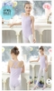 Áo tập múa dây kép đan lưng (tím, xanh, hồng, đen)