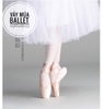 Giày múa ballet mũi cứng kèm lót silicol người lớn, trẻ em
