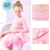Set áo váy múa ren lệ dài