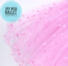 Váy múa basic ngắn tay màu đen