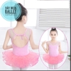 Set áo váy múa cutout lưng buộc nơ (2 màu)
