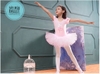 Váy múa cô gái Ballerina 3 màu: đỏ, xanh, hồng