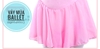 Váy tập múa voan dài tay (hồng, tím)