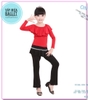 Bộ dance bẹt vai dài tay màu xanh, đen, đỏ