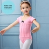 Set váy múa gân nơ đen ngắn