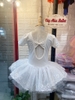 Váy múa ren V ngực chân ren ngắn