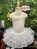 Váy múa 2 dây ren sao lấp lánh