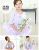 Váy múa tay loe lỡ tím