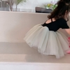 Váy thun lưng đan phối ren xinh xắn