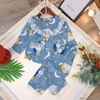 Bộ pizama thô cotton đại nhiều mẫu