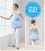 Váy múa 2 dây phối ren lưng (nhiều màu)