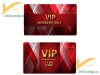 Thẻ dành cho VIP members chất liệu nhựa PVC cao cấp