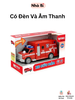Đồ Chơi Xe Cứu Hỏa Kết Hợp Ánh Sáng Và Âm Thanh Có Dùng Pin Duka DK81039
