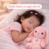 Thỏ bông kể chuyện tai dài hồng chấm bi size 25 - Tân Việt