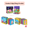 Combo 3 hộp sách Peppa Pig: Thư viện học tập, gia đình thân yêu, giờ đi ngủ - box mini - Tân Việt Books