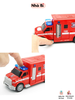Đồ Chơi Xe Cứu Hỏa Kết Hợp Ánh Sáng Và Âm Thanh Có Dùng Pin Duka DK81039